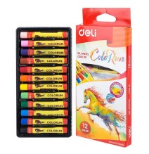 Deli Oil Pastels 12pcs Pck