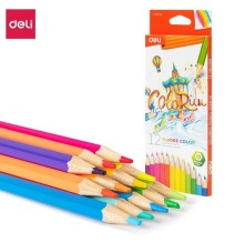 Deli Fluore Color Pencil 12Ppcs 1Pck