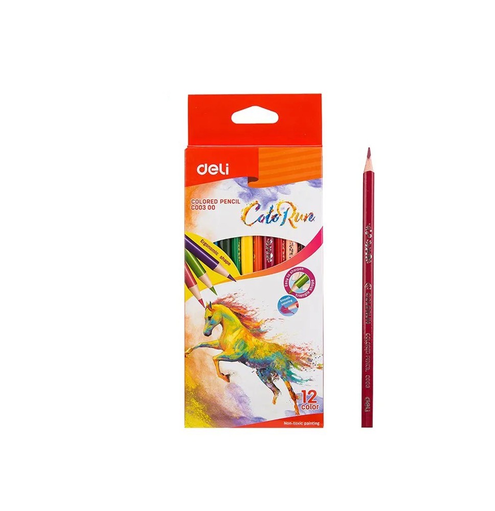 Deli Color Pencil 12Pcs 1Pck