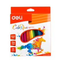 Deli Color Pencil 24Pcs 1PCK