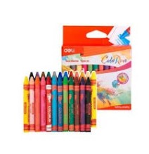 Deli Wax Crayons 24Pcs 1Pck