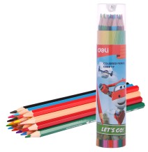 Deli Super Wings Coloured Pencil 18pcs 1Box