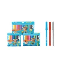 Deli Color Kids Felt Pen 18Pc 1Pck