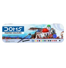 Doms Poster Colours 14Shades 1Box