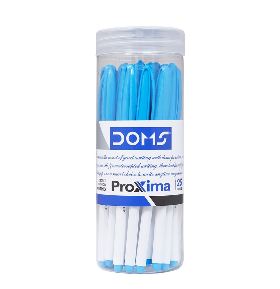 Doms Proxima Ball Pen 25 Pcs 1 Jar