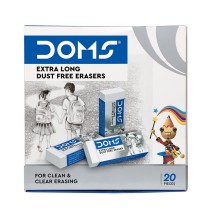 Doms Extra Long Dust Free Eraser 1Pc