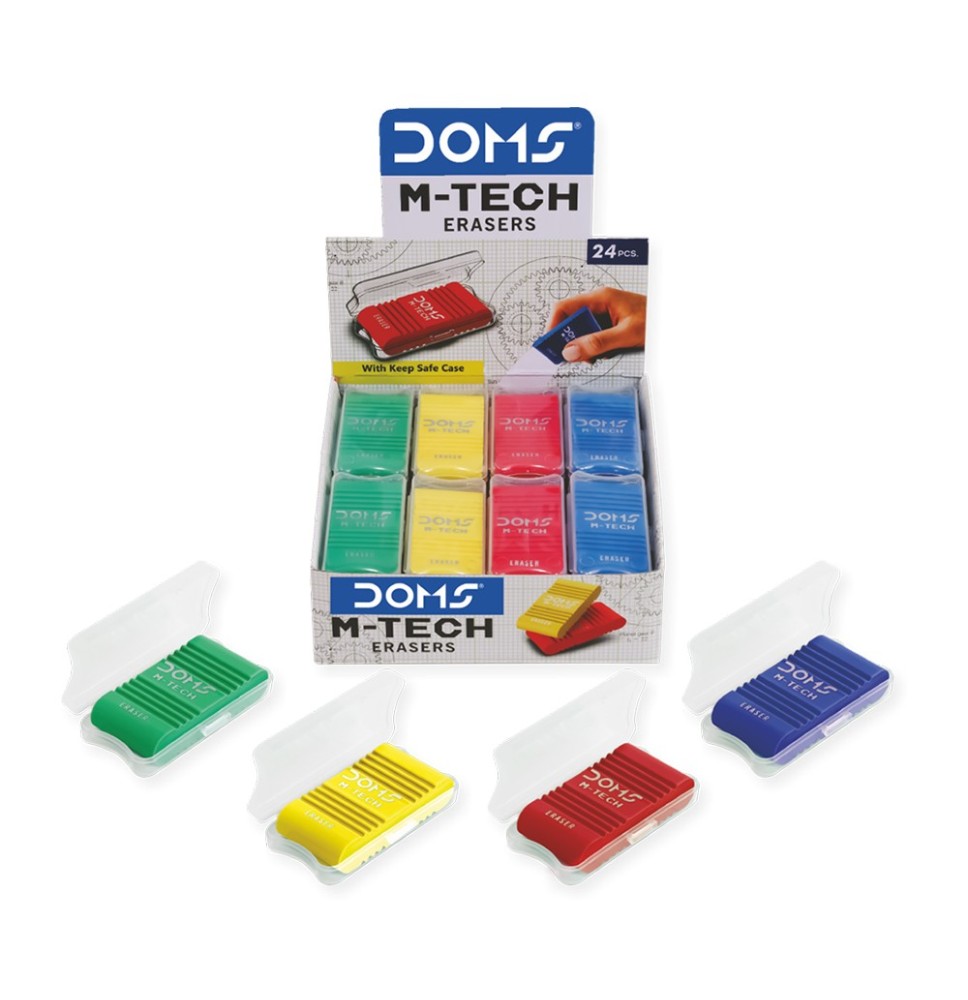 Doms M-Tech Eraser 24Pcs - 1Pck