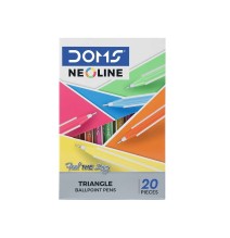 Doms Neoline Tri-Ball Pen 20Pc 1Pck