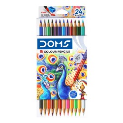 doms bi-colour pencil 24 shades