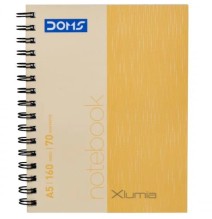 Doms A5 Xlumia Notebook 160Pages NO:8246