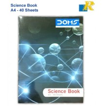 Doms A4 Science Book 40Sheets