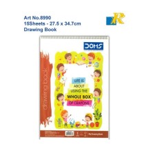 Doms B4 Spiral Drawing Book 15Sheets