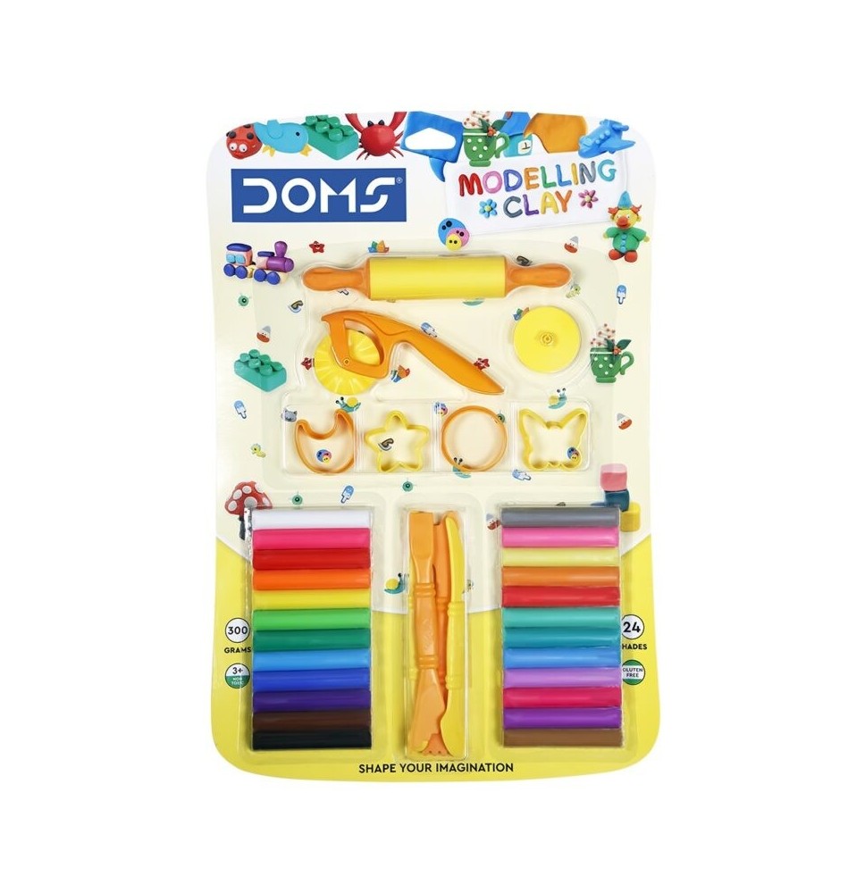 Doms Modeling Clay 300G 24Pcs