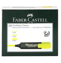 Faber-Castell Yellow Highlighter 10Pcs - 1Box