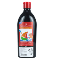 Faber-Castell Ready Mix Tempera Black Color 500ml 1Pcs