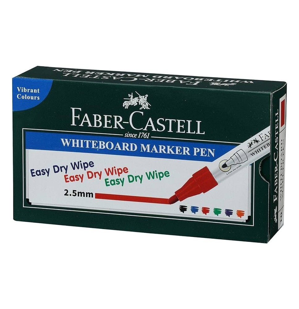 Faber-Castell White Board Marker Green 1Pck