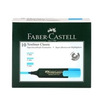 Faber-Castell Blue Highlighter 10Pcs 1Box