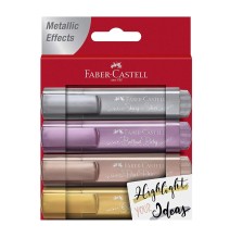 Faber Castell Metallic Effects Textliner 4Pcs 1Set