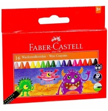 Faber-Castell 16 Wax Crayons