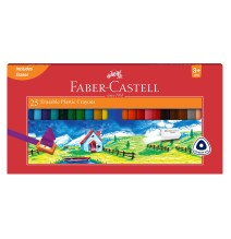 Faber-Castell Eresable Plastic Crayon 25Pcs 1Pck