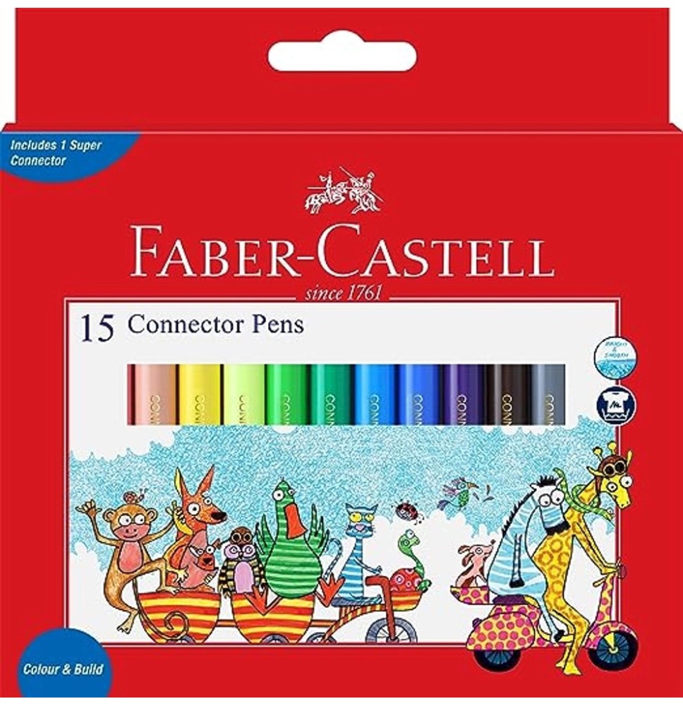 Faber-Castell  Connector Pens 15Pcs 1Pck