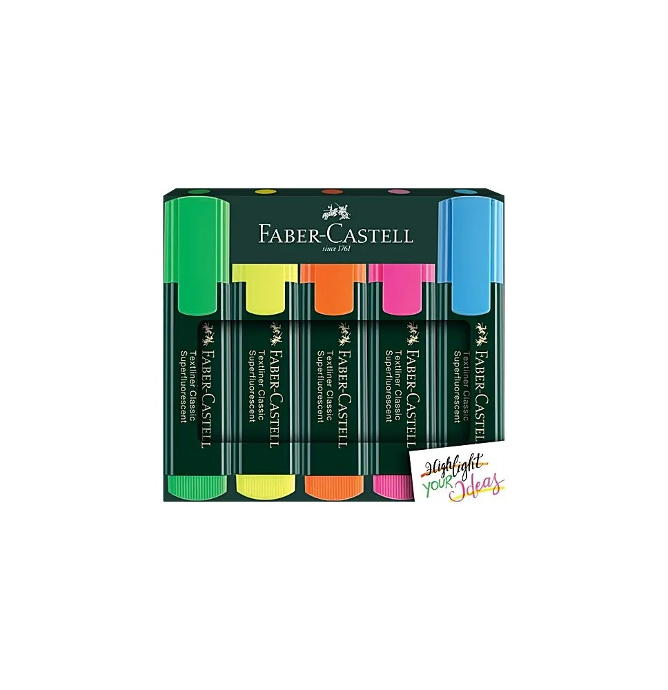 Faber-Castell Textliner 5pc 1Pck