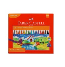 Feber-Castell Erasable Plastic Crayon 15Pcs 1Pck