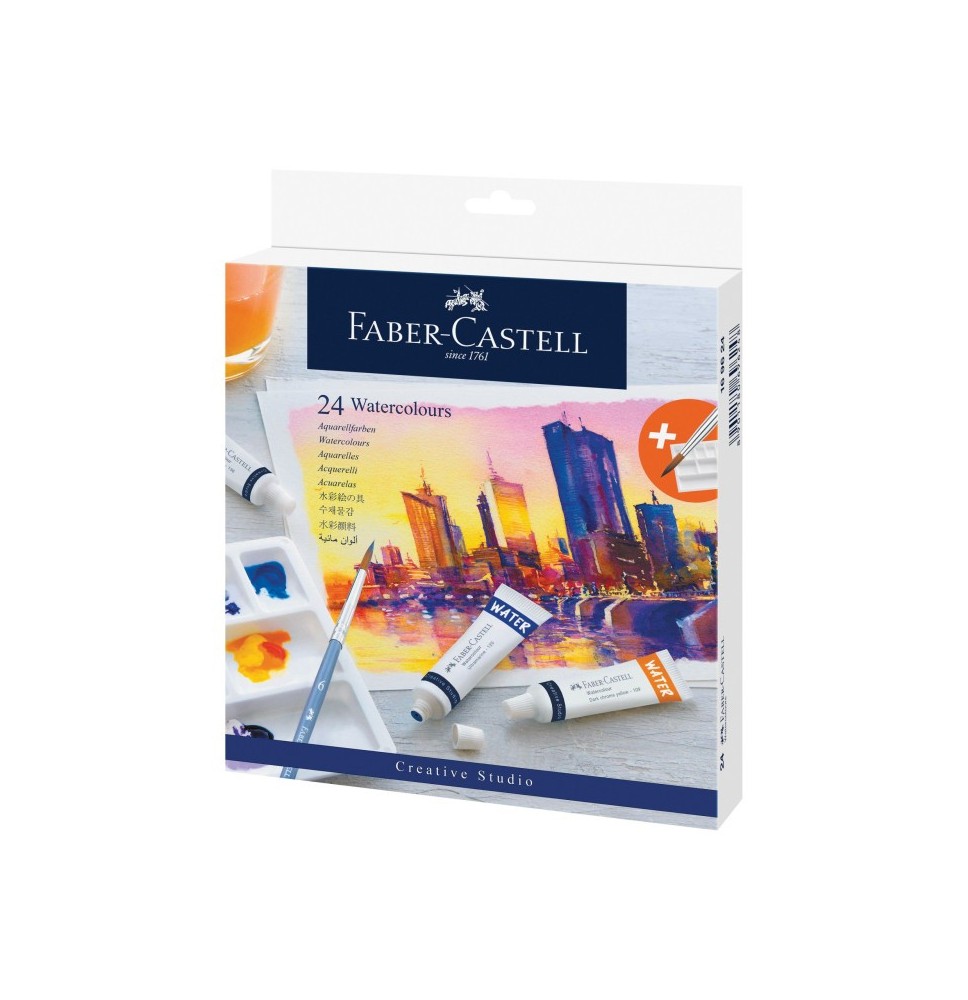 Faber-Castell Water Colour 9mlX24 24Pcs 1Pck