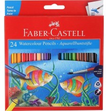 Faber-Castell Water Colour Pencil 24 Pcs - 1Pck