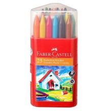 Faber-Castell Plastic Crayons 25Pcs - 1Pck