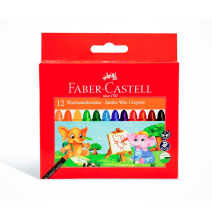 Faber-Castell Jumbo Wax Crayons 12Pcs - 1Pck