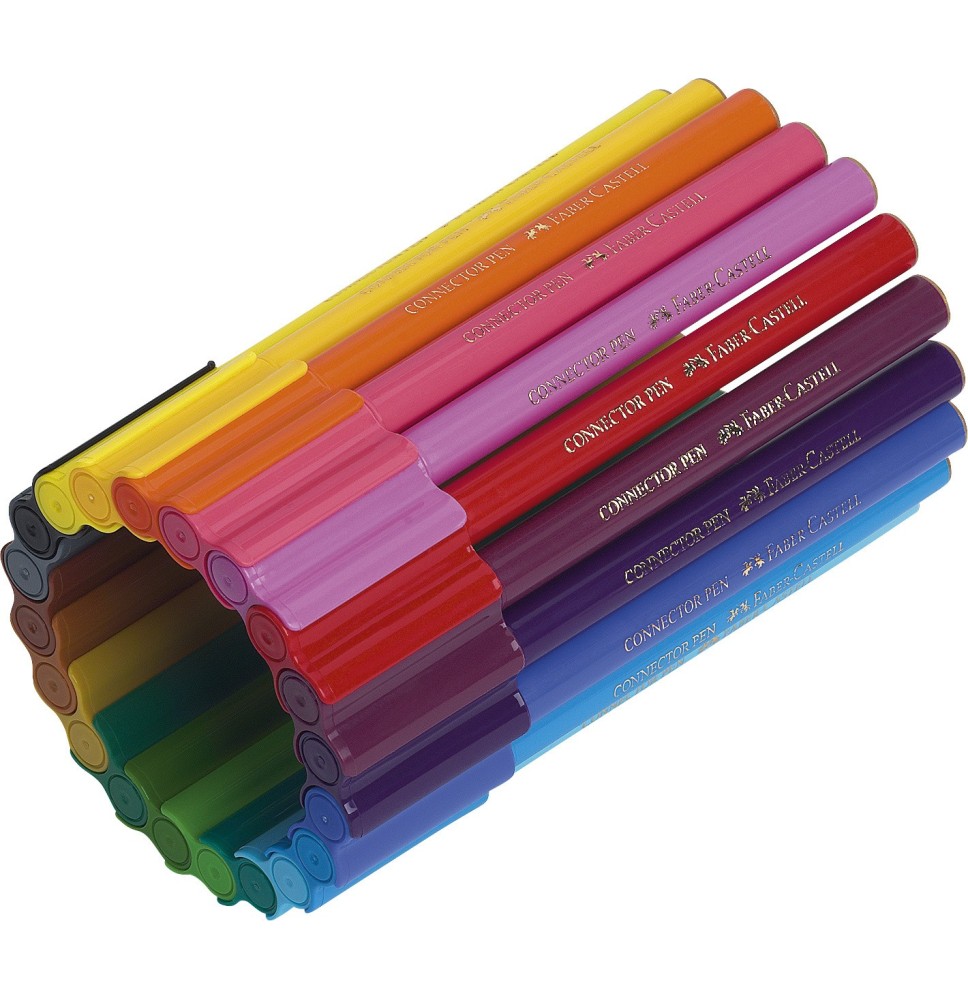 Faber-Castell Connector Pens 25Pcs - 1Pck