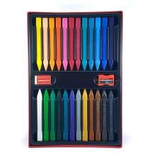 Faber-Castell Grip Erasable Crayons 24Pcs -1Pck