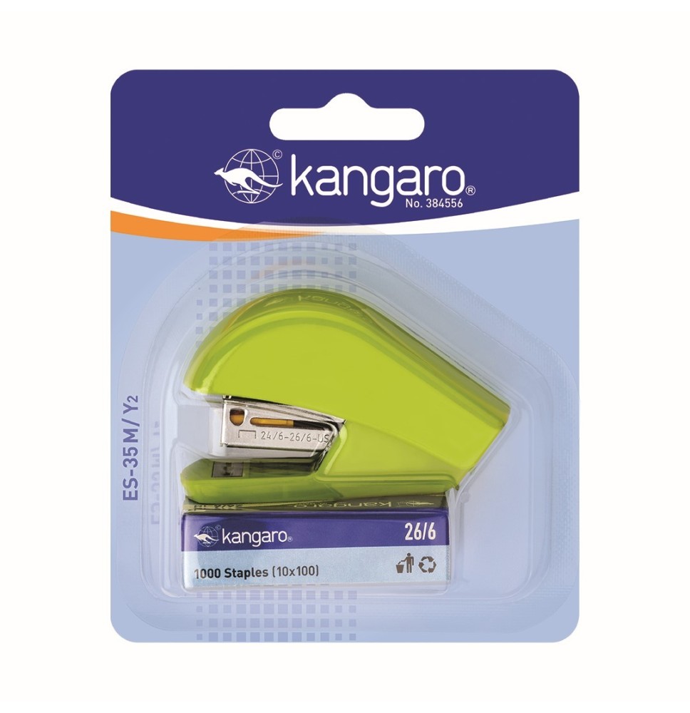 Kangaro Stapler + Staple 1Card