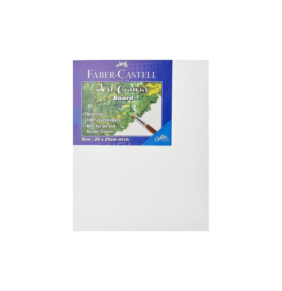 Faber Castell Canvas Board Thin 8x16 1Pc