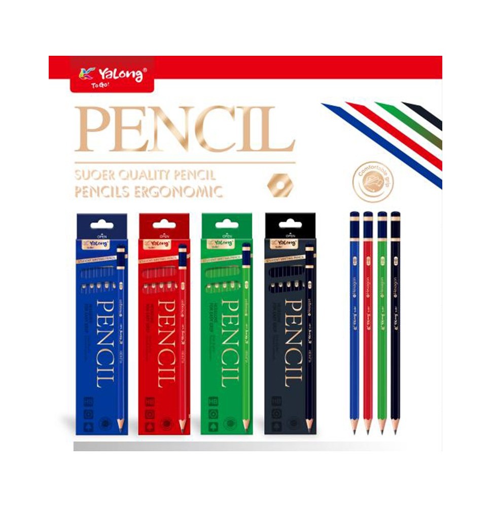 Yalong Hb Pencil 12Pcs 1Pck