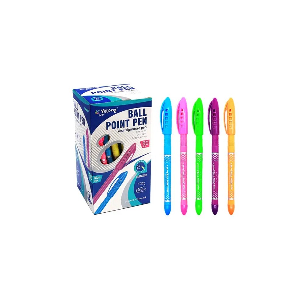 Yalong Ball Pen 50Pc 1Pck