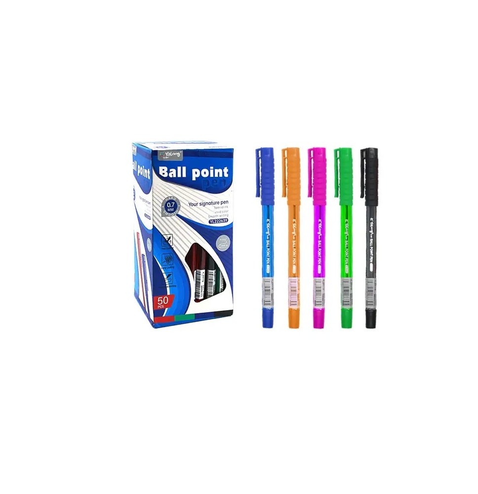 Yalong Ball Pen 50Pc 1Pck