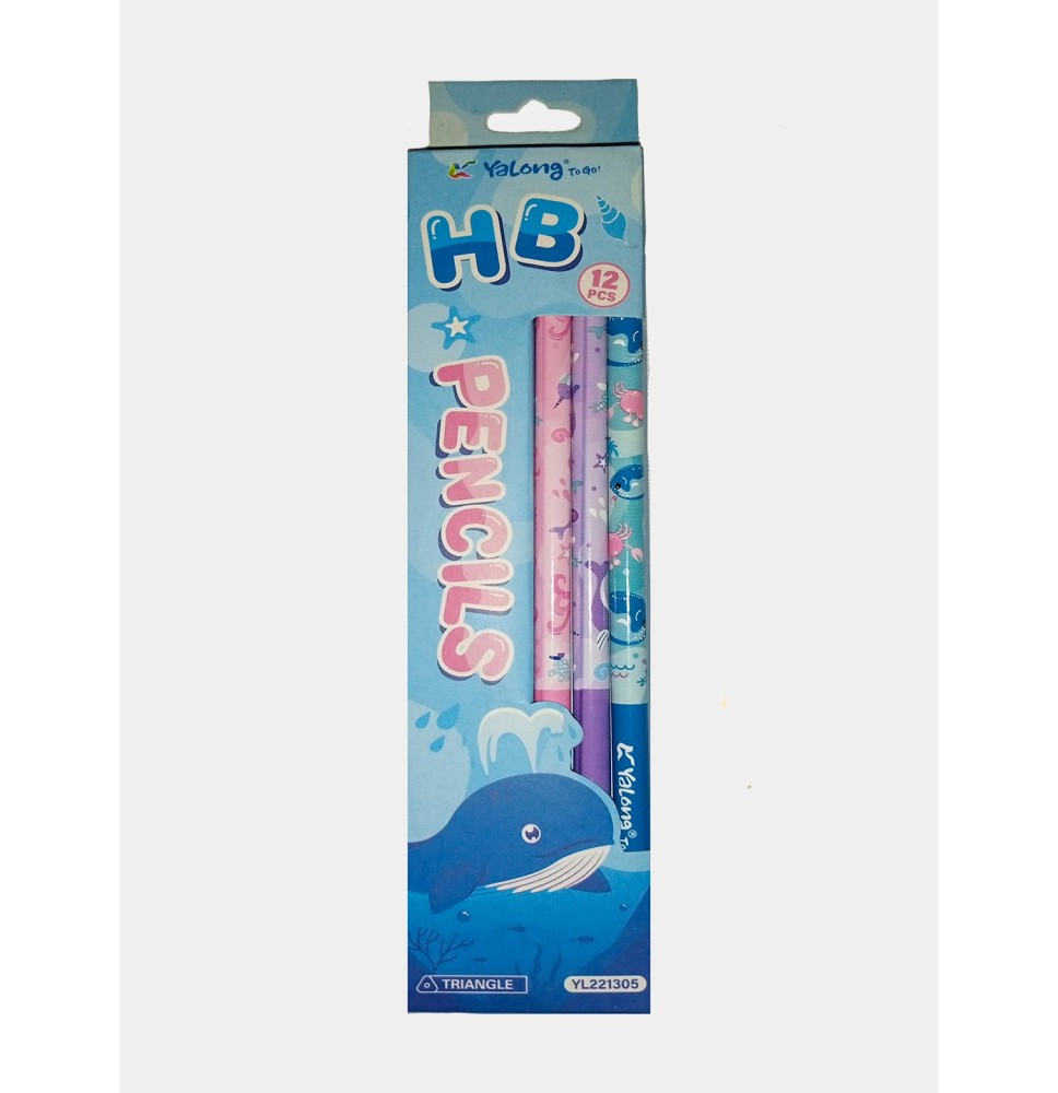 Yalong Hb Pencil 12Pcs 1Pck