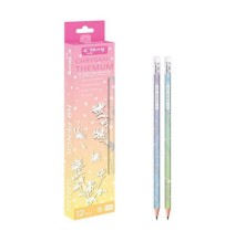 Yalong HB Pencil-Plum Blossom 12Pc 1Pck