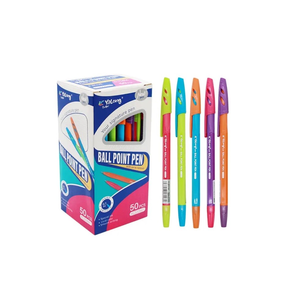 Yalong Ball Pen 50Pc 1Pck