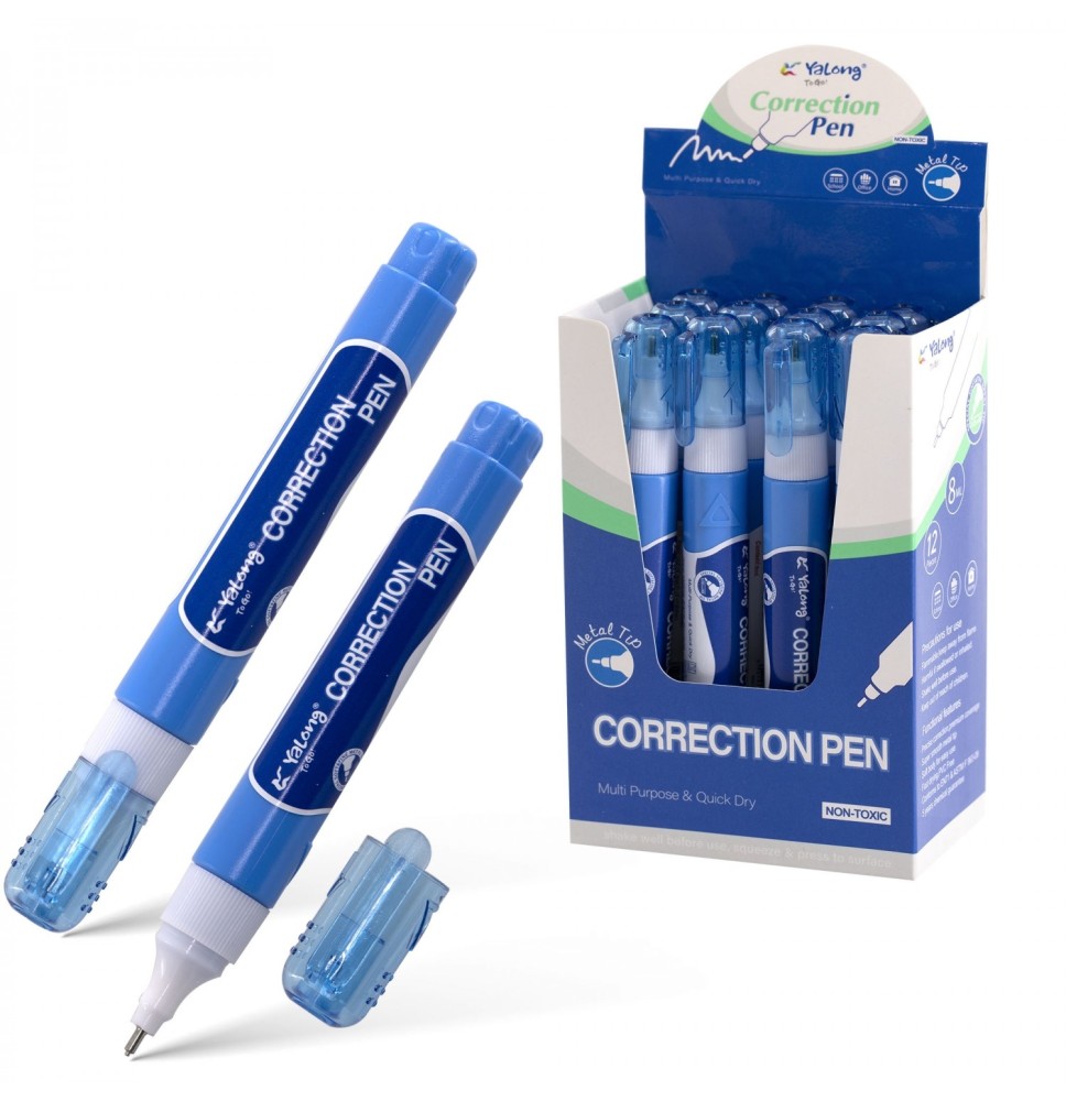 Yalong Correction Pen 8ML 24Pc 1Pck