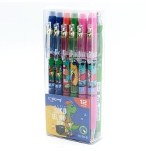 Yalong Erasable Gel Ink Pen 12Pcs 1Pck