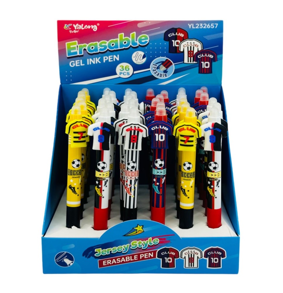 Yalong Erasable Gel Ink Pen-Truck/Club 1Pc