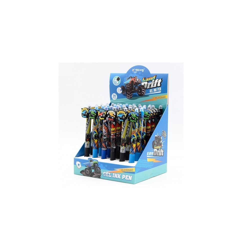 Yalong Erasable Gel Ink Pen-Truck/Club 1Pc