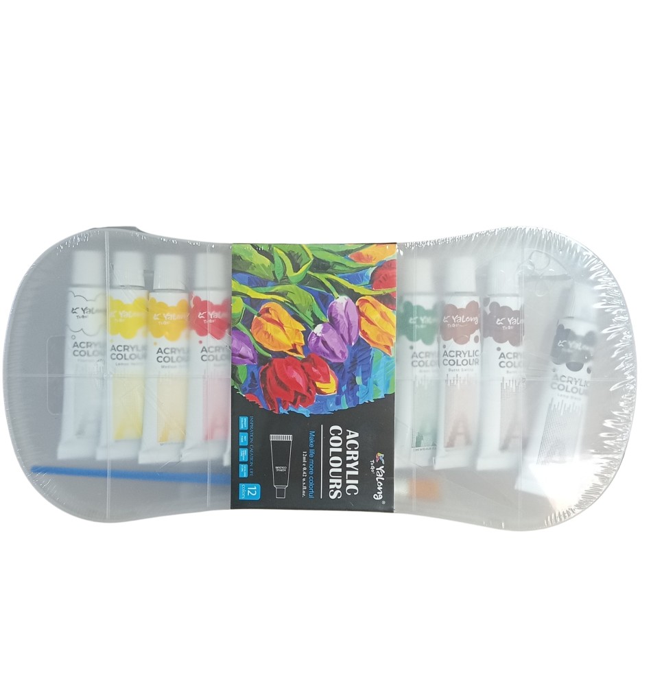 Yalong Acrylic Colors 12Pcs 1Box