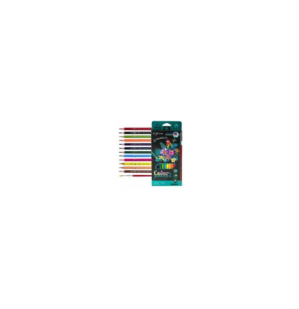 Yalong Tri-Color Pencils 12Pc 1Pck