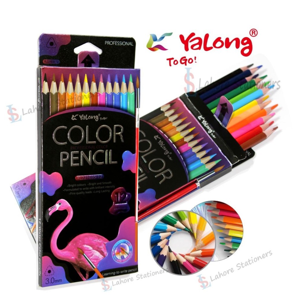 Yalong Color Pencil 12Pc 1Pck