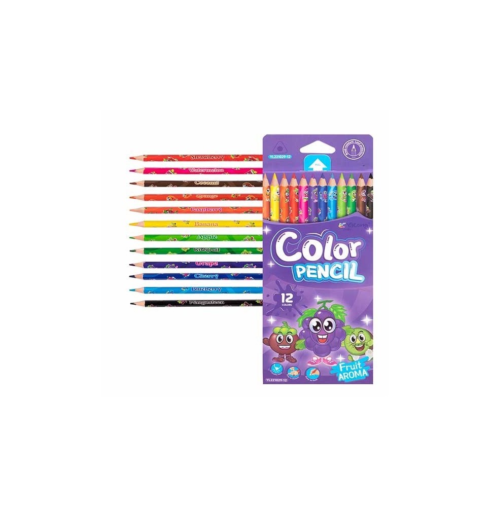 Yalong Color Pencil-Jumbo 12Pc 1Pck