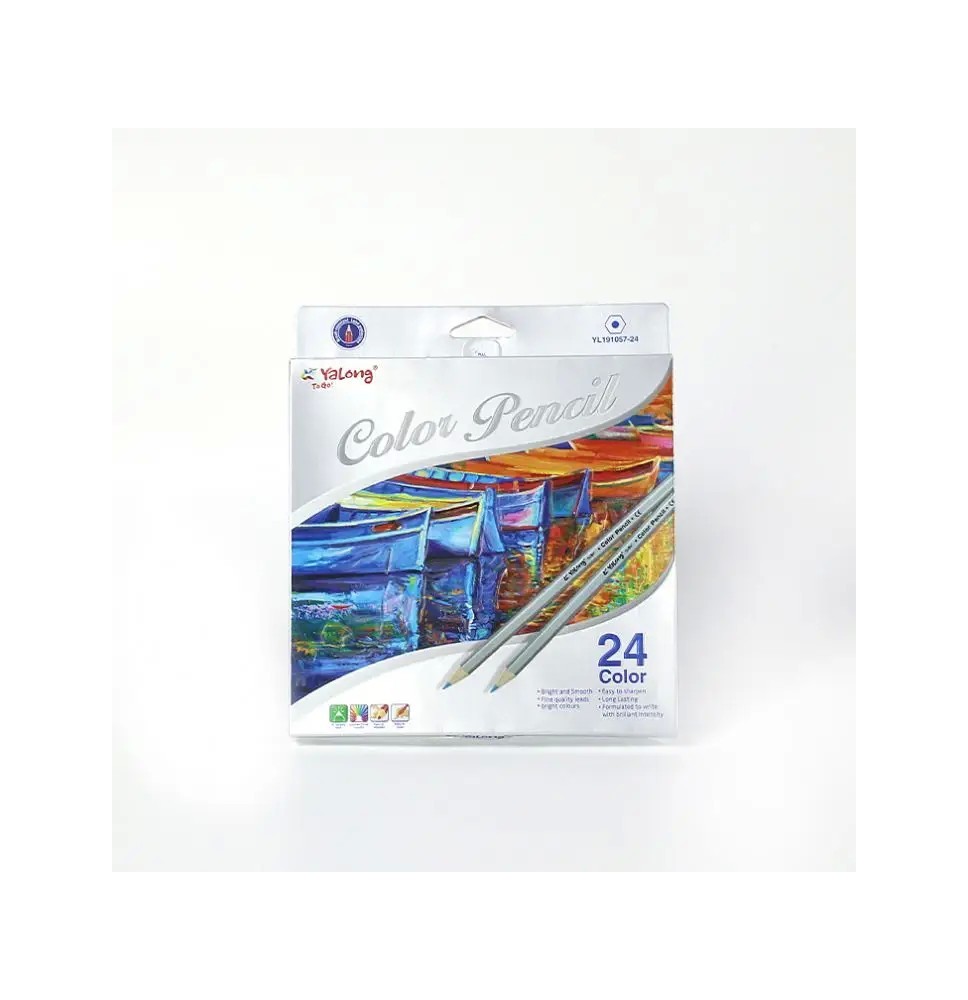 Yalong Color Pencil 24Pc 1Pck